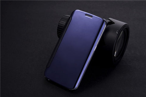  Samsung Galaxy S5/S6/S7/S8 Edge Smart View Leather Case - Zee Gadgets - Neurowave Gadgets, Best, Latest Gadgets. 