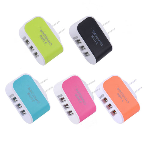 3 Ports USB Wall Charger - Zee Gadgets - Neurowave Gadgets, Best, Latest Gadgets. 