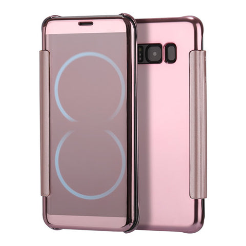  Samsung Galaxy Mirror Case with Leather Back - Zee Gadgets - Neurowave Gadgets, Best, Latest Gadgets. 