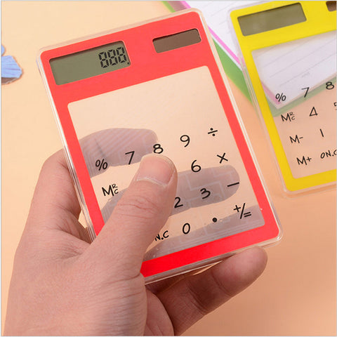 Transparent Touch Screen Calculator - Zee Gadgets - Neurowave Gadgets, Best, Latest Gadgets. 