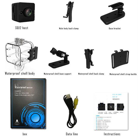  1080P Waterproof Mini Camera - Zee Gadgets - Neurowave Gadgets, Best, Latest Gadgets. 