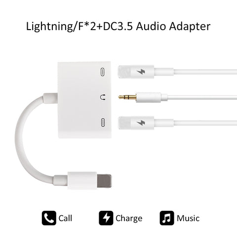  IOS Double Audio Adapter - Zee Gadgets - Neurowave Gadgets, Best, Latest Gadgets. 